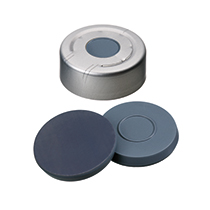 20mm Combination Seal: Aluminium Headspace Cap clear lacquer