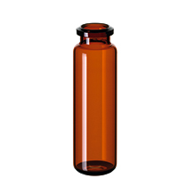 20ml Headspace-Vial, 75.5 x 23mm, amber glass, 1st hydrolyti
